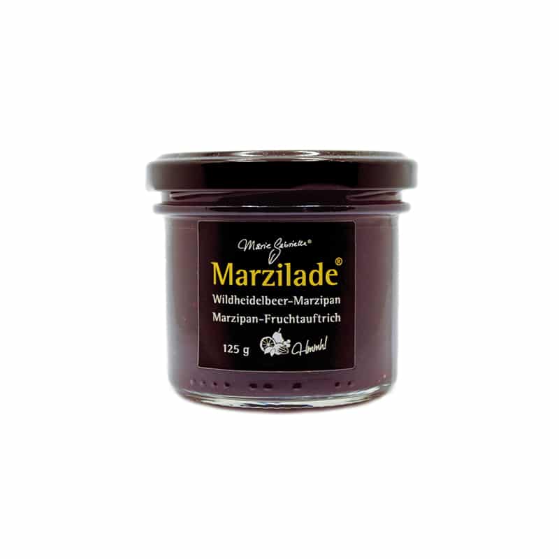 Marzilade Fruchtaufstrich Wildheidelbeere und Marzipan 125g kaufen